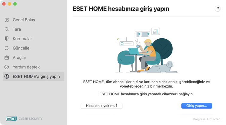 ESET HOME girişi