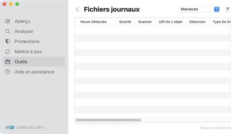Fichiers journaux Fichiers journaux