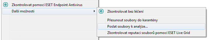Kontextové menu