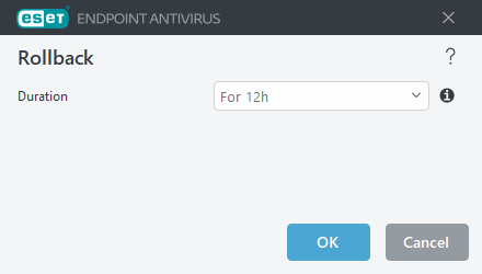 Rollback time interval Rollback time interval