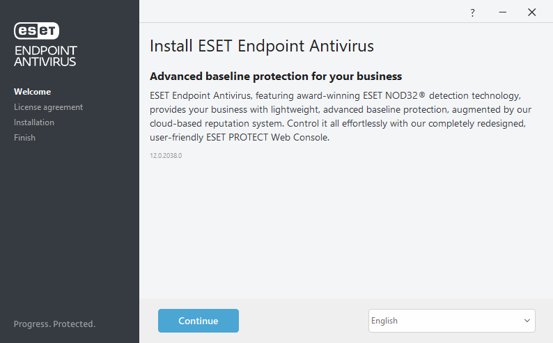 Installation welcome