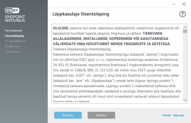 Lõppkasutaja litsentsileping
