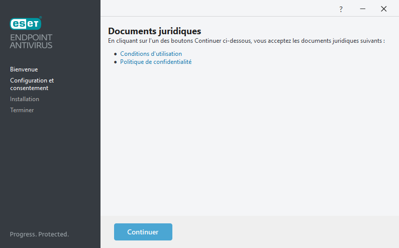 Paramètres et Contrat de licence de l'utilisateur final
