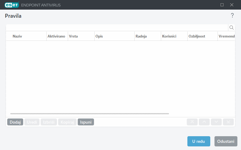 Uređivač pravila kontrole uređaja