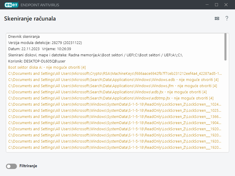Skeniranje računala