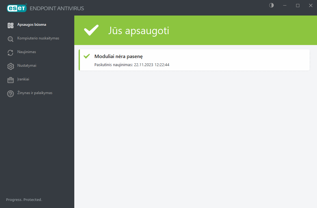 Apsaugos būsena