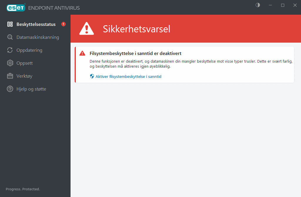 Oppsett for datamaskin