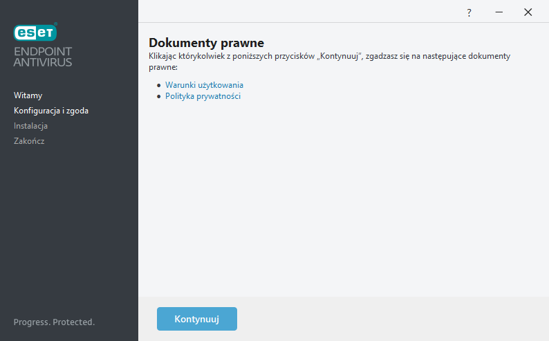 Ustawienia i umowa licencyjna użytkownika końcowego (EULA) Ustawienia i umowa licencyjna użytkownika końcowego (EULA)