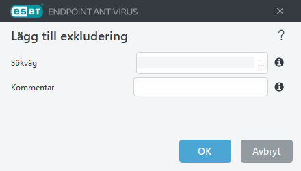 Lägg till exkludering