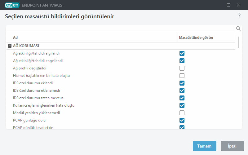 Masaüstü bildirimleri