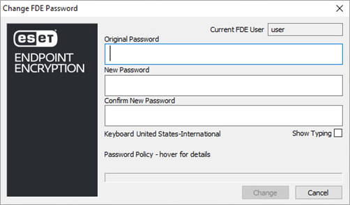 Change_FDE_password