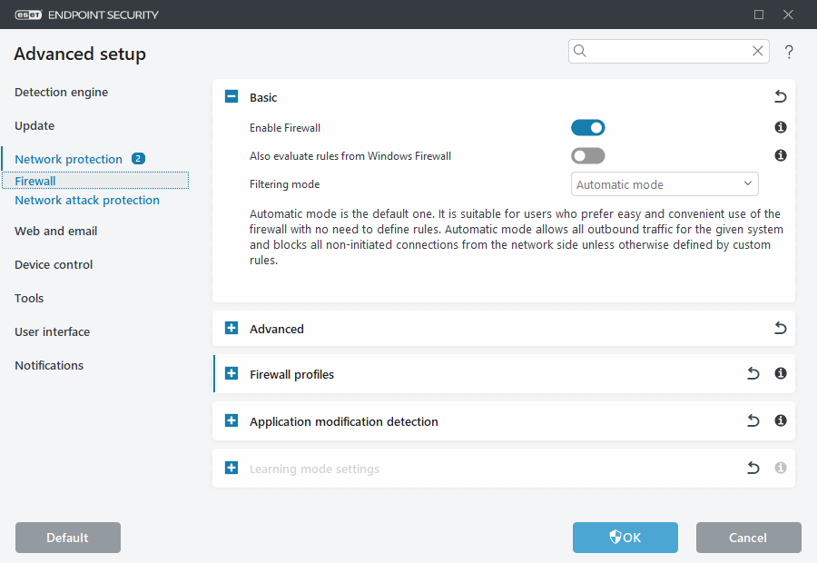 CONFIG_EPFW_MODE_FILTERING