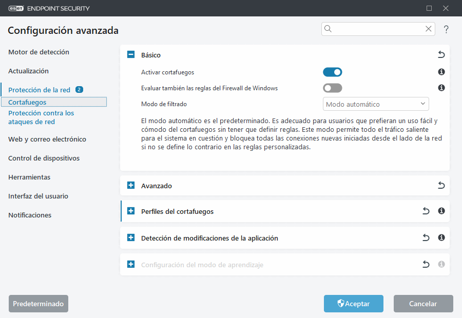 CONFIG_EPFW_MODE_FILTERING