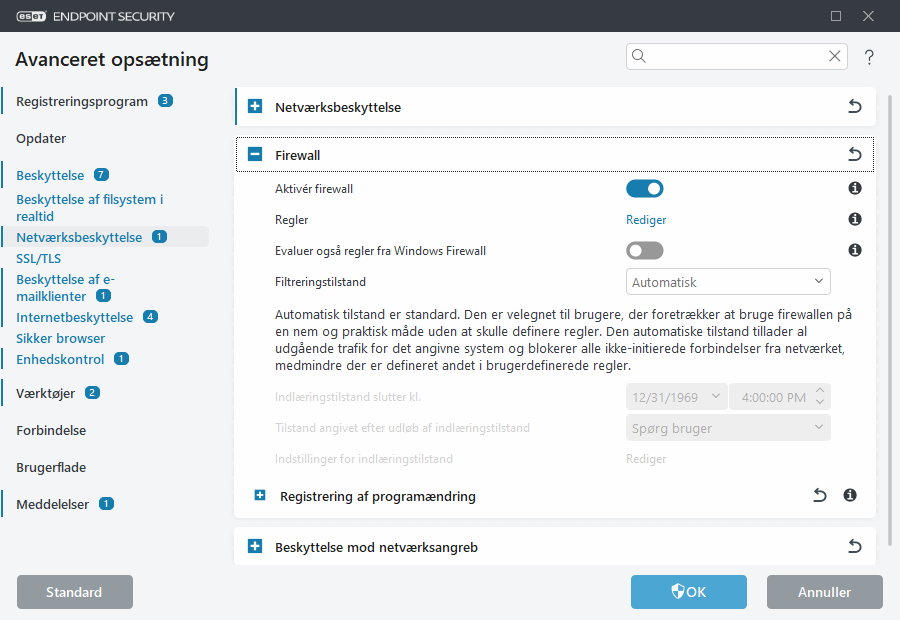 CONFIG_EPFW_MODE_FILTERING