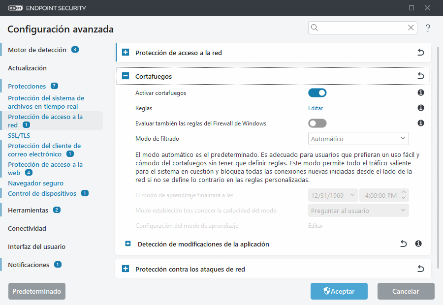 CONFIG_EPFW_MODE_FILTERING