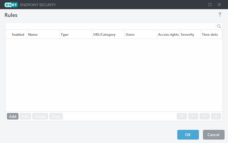 Web control rules Web control rules
