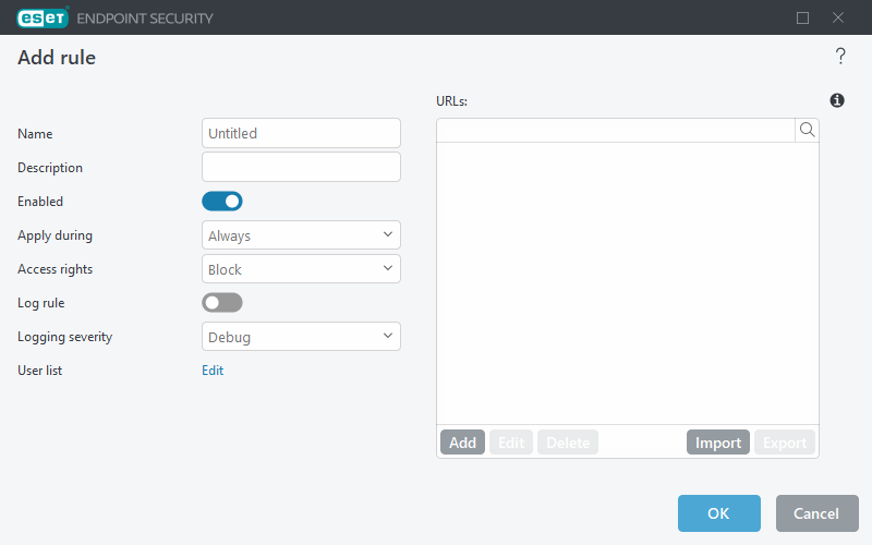 URL groups URL groups