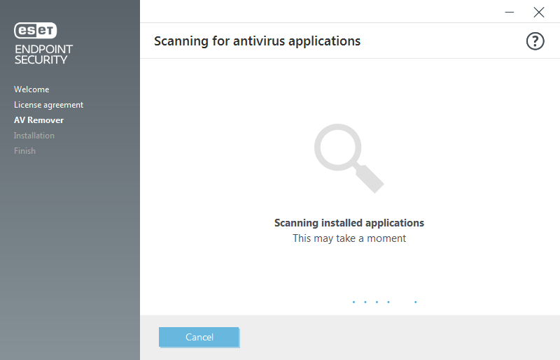 Scanning for antivirus applications