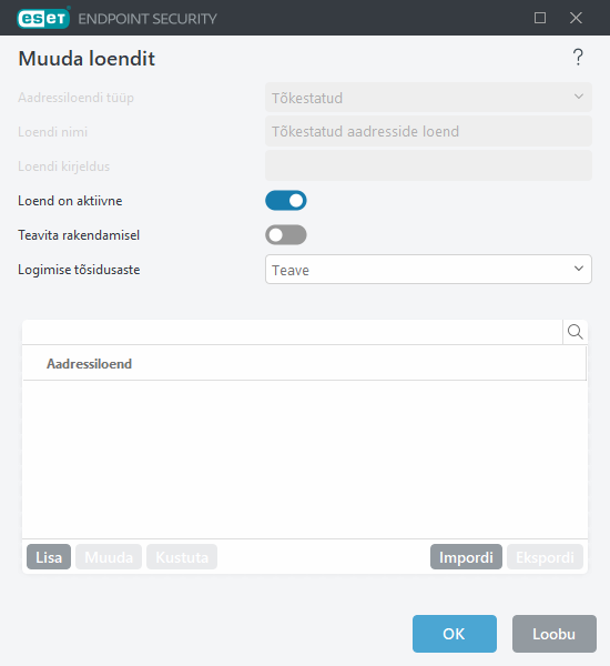URL-loendite haldus