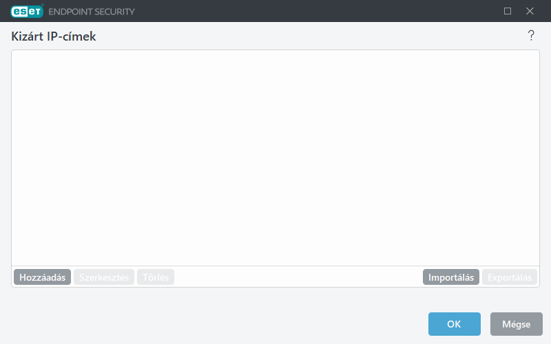 Kizárt IP-címek