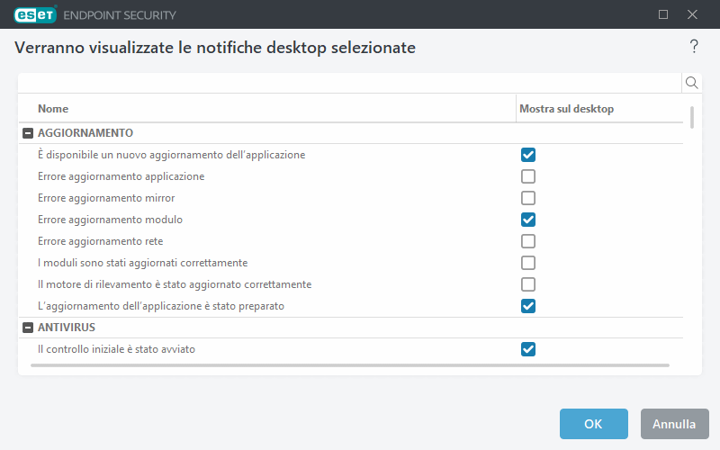 Notifiche desktop