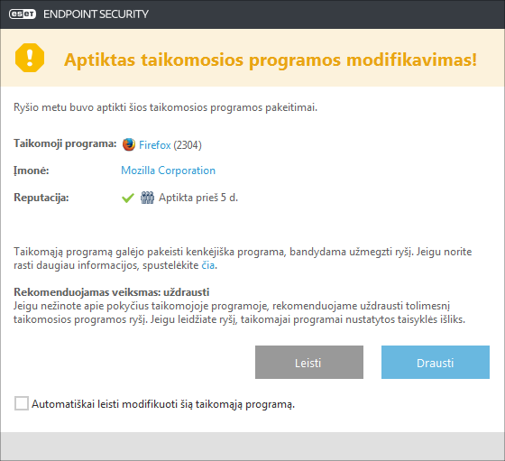 Aptiktas programos modifikavimas
