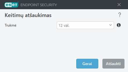 Grąžinimo laiko intervalas