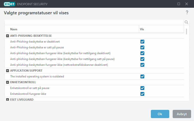 Programstatuser