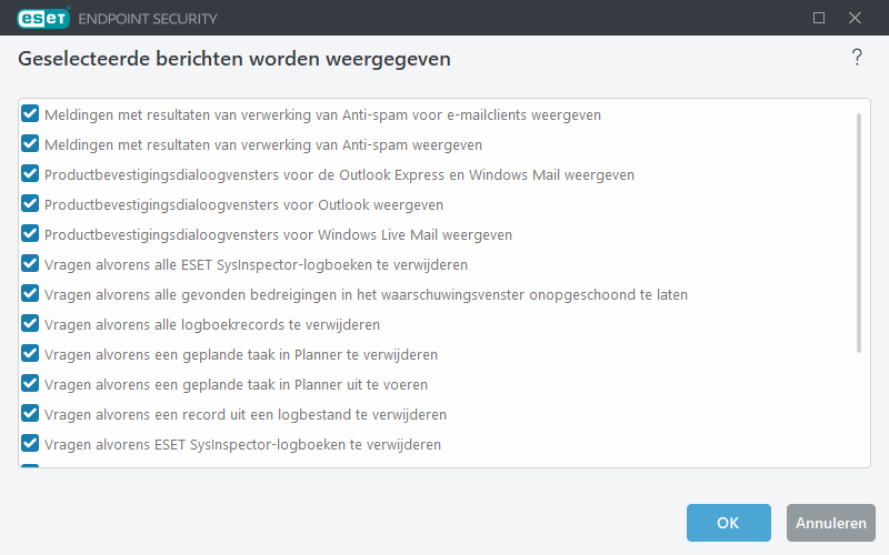 Bevestigingsberichten Bevestigingsberichten