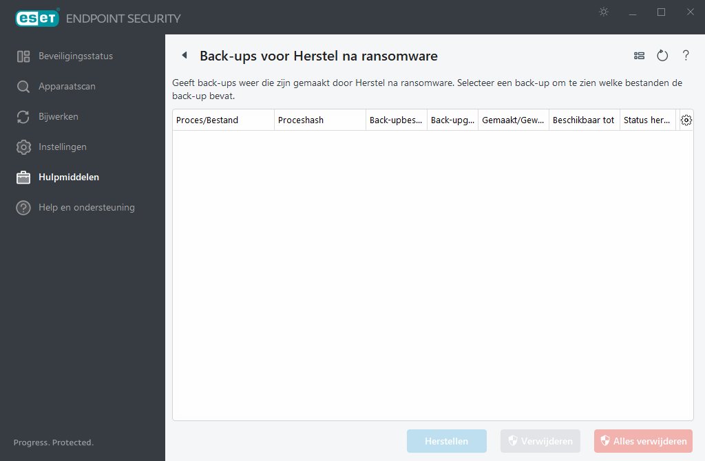 Back-upbeheer voor Herstel na ransomware