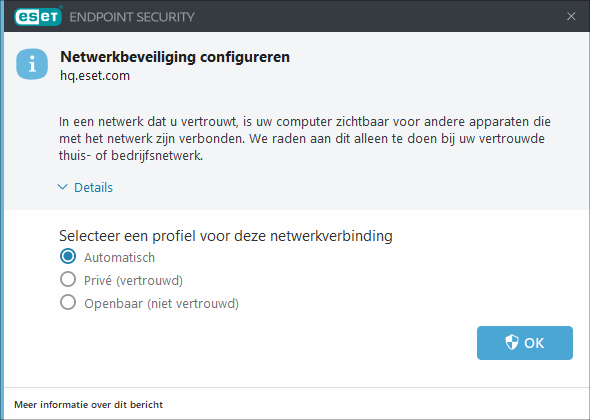 Netwerkbeveiliging configureren