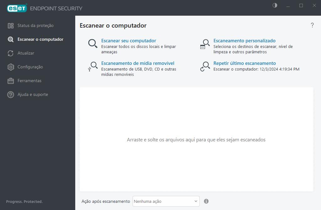 Escanear o computador