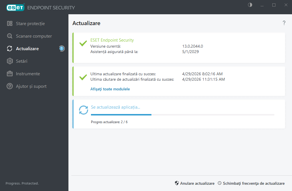Actualizare