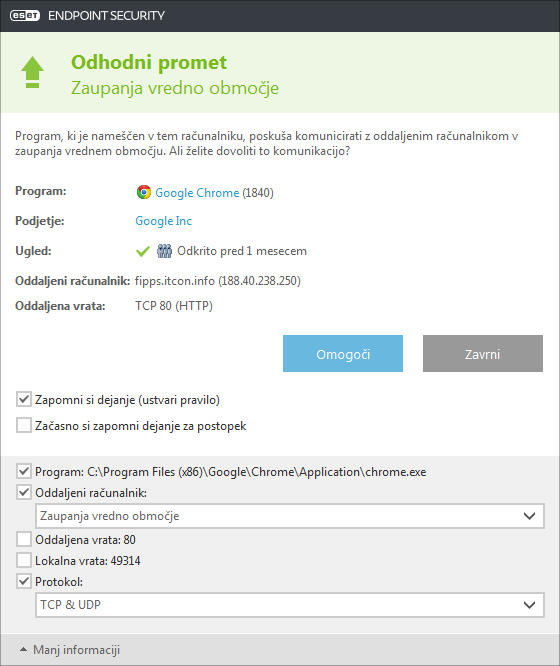 Odhodni promet