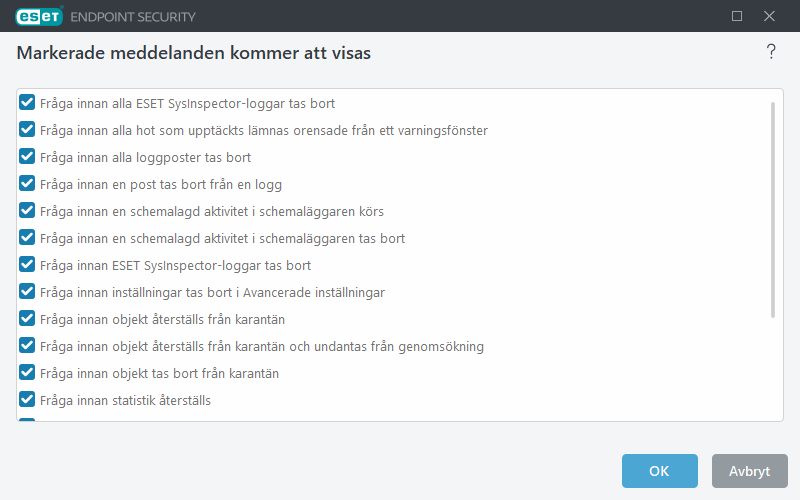 Bekräftelsemeddelande