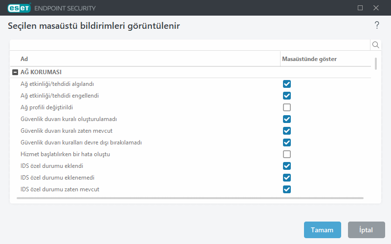 Masaüstü bildirimleri