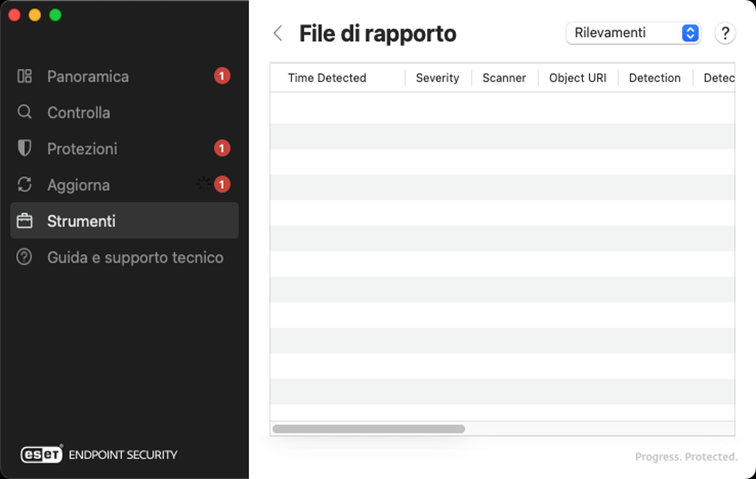 File di rapporto File di rapporto
