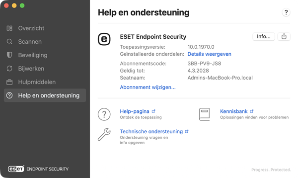 Informatie over hulp en ondersteuning