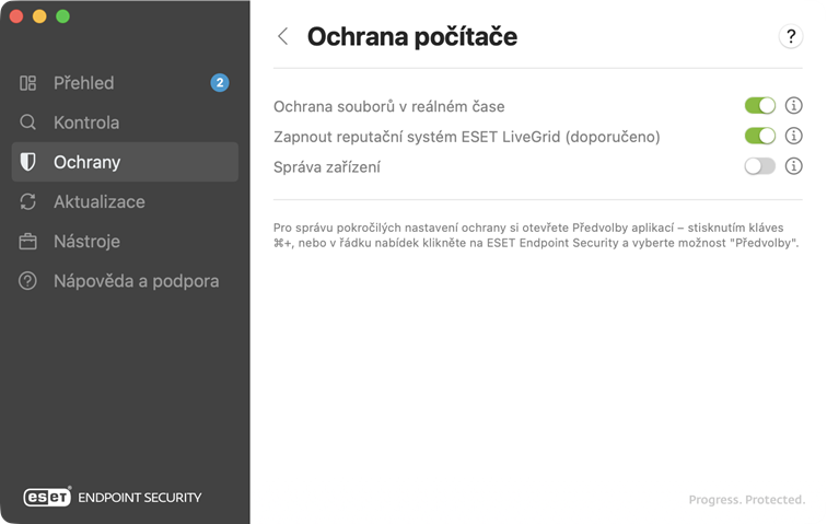 Ochrana počítače Ochrana počítače