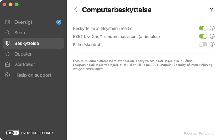 Computerbeskyttelse