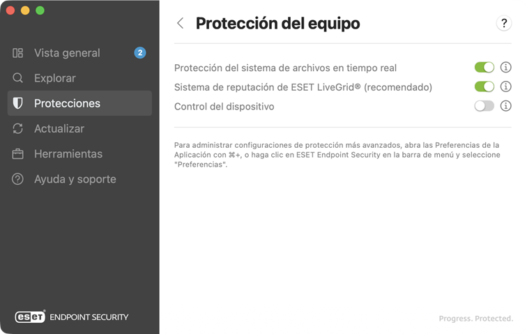 Protección del ordenador