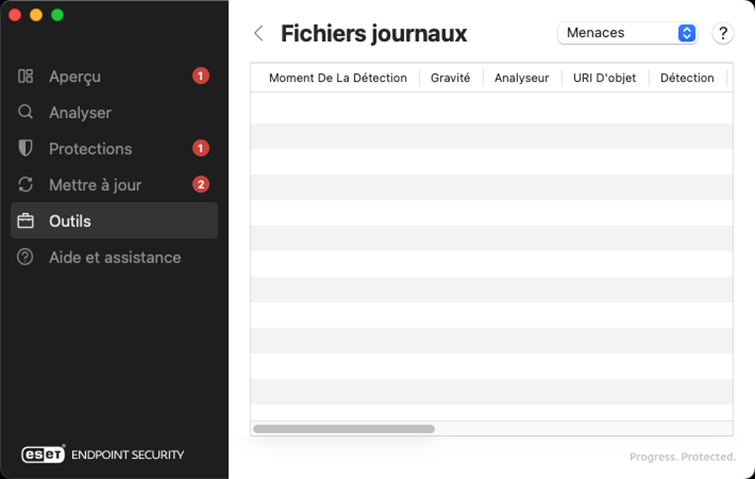 Fichiers journaux