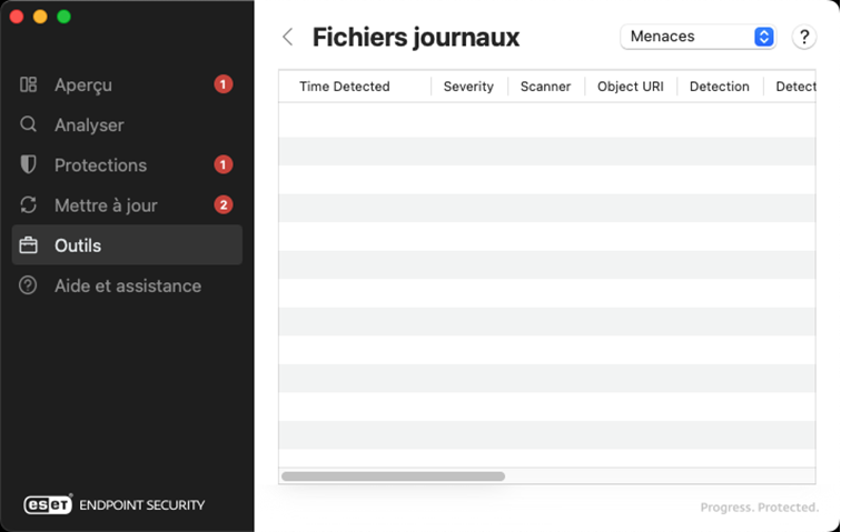 Fichiers journaux