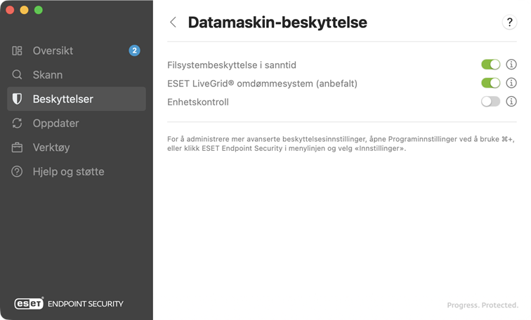 Datamaskin-beskyttelse Datamaskin-beskyttelse