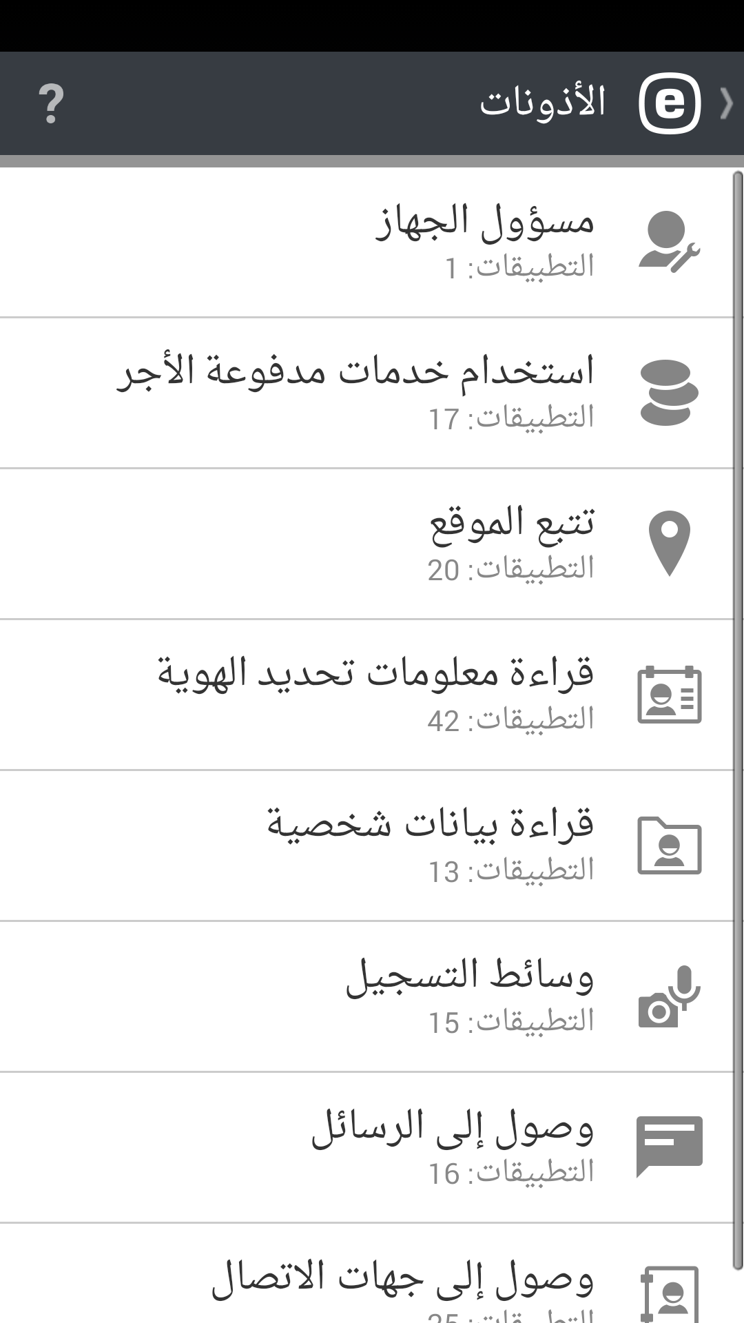 الأذونات