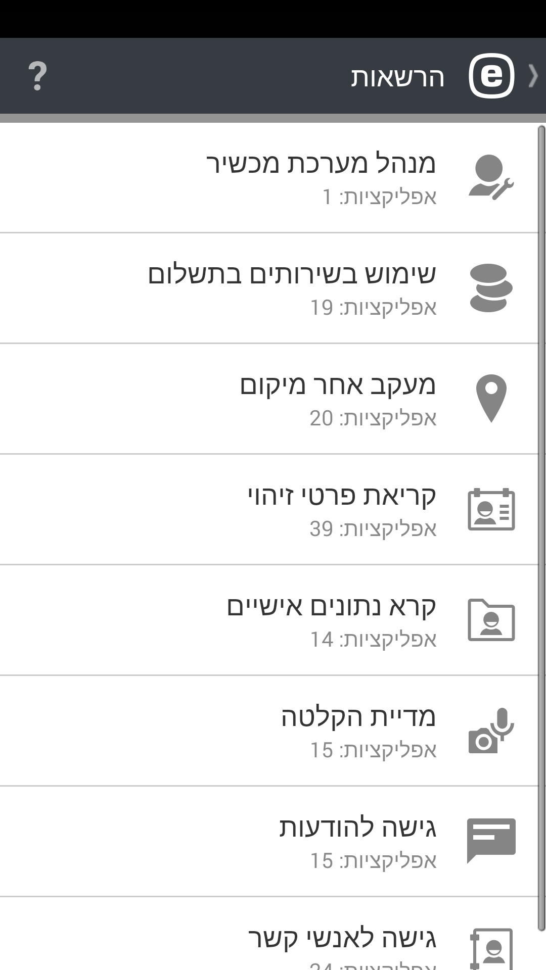 הרשאות