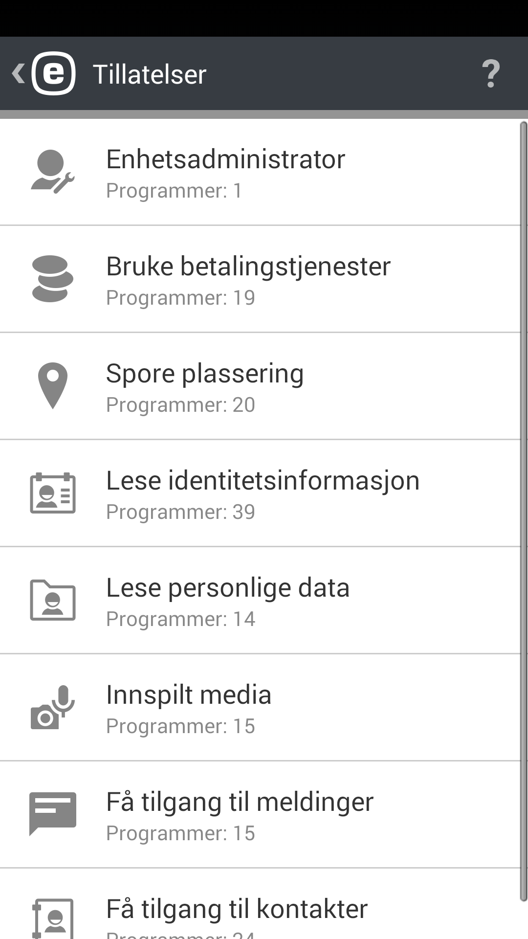 Tillatelser