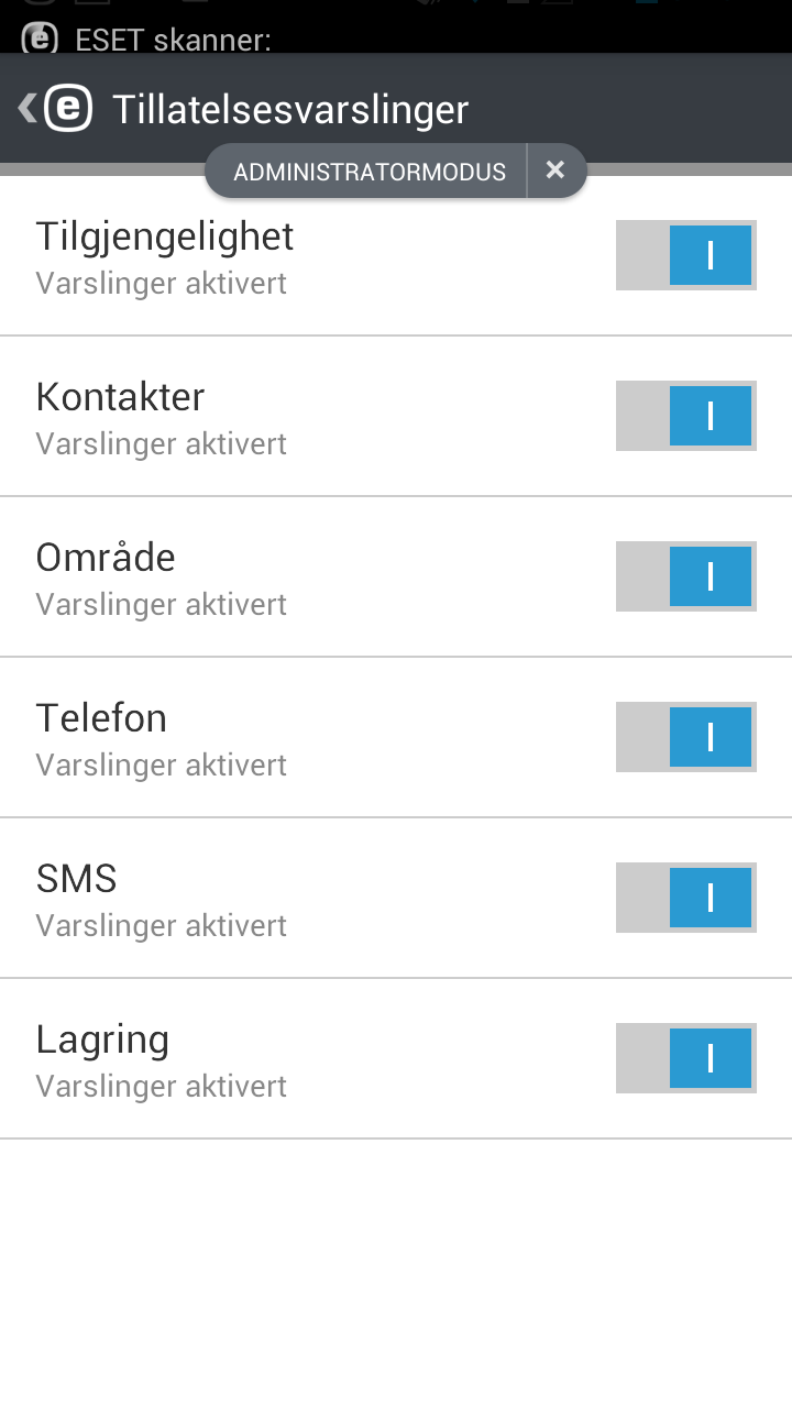Varslingstillatelser