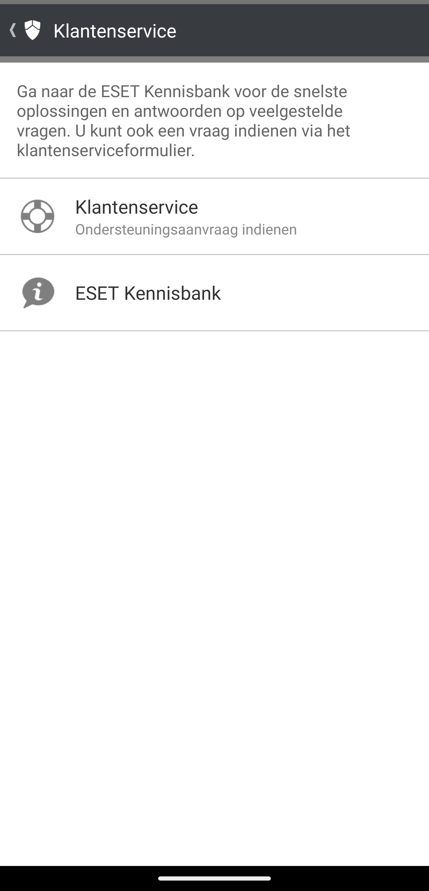 Klantenservice