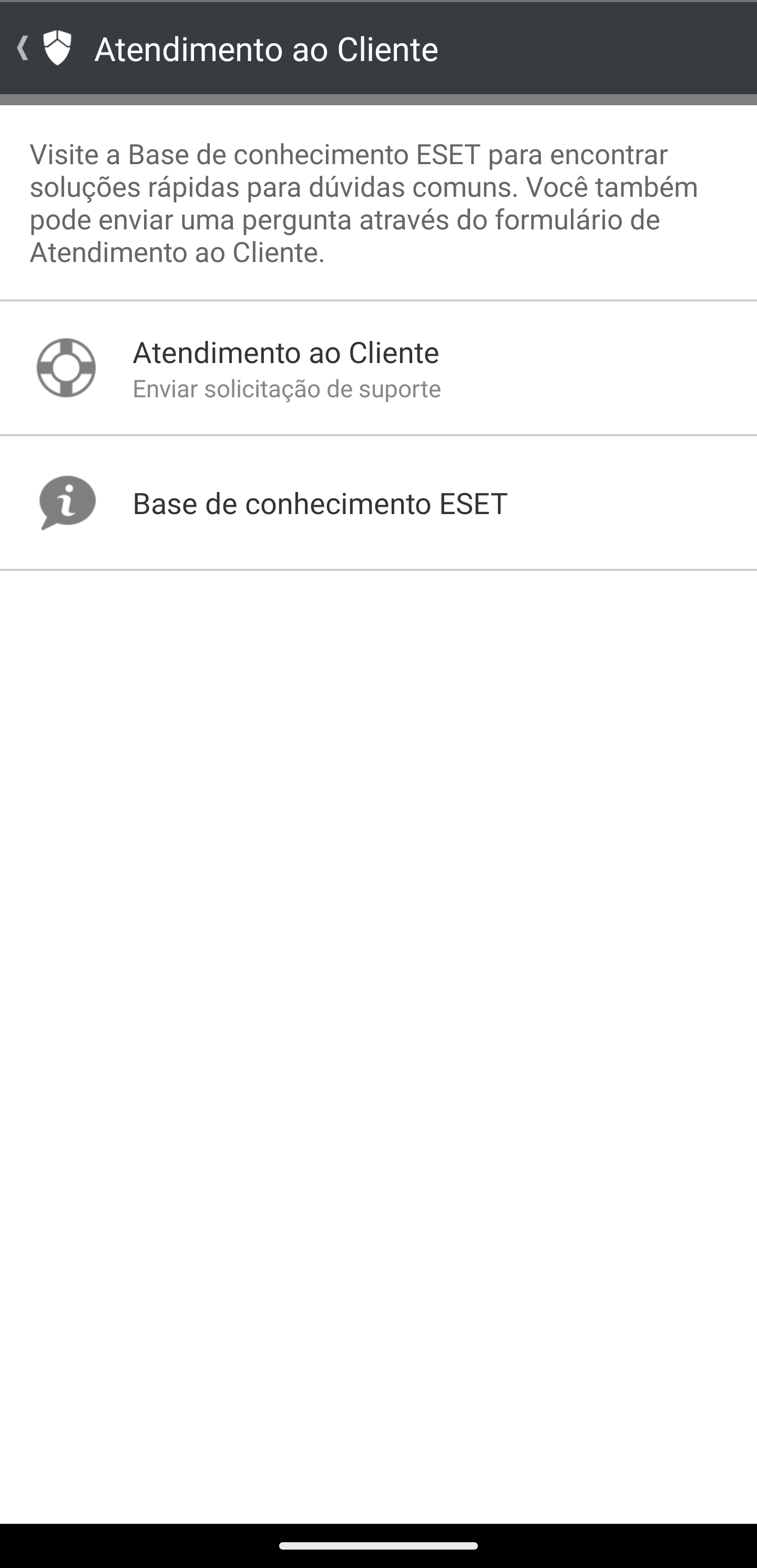 Atendimento ao Cliente
